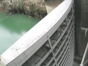 Photo of Gorge Dam spill gate.