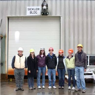 Photo of the Sickler warehouse project team.