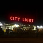 Photo of the CITY LIGHT signs.