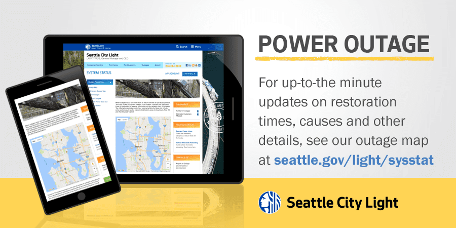 Seattle City Light Outage Map