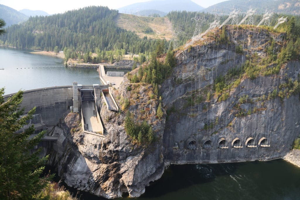 Boundary Hydroelectric Project from its Vista House