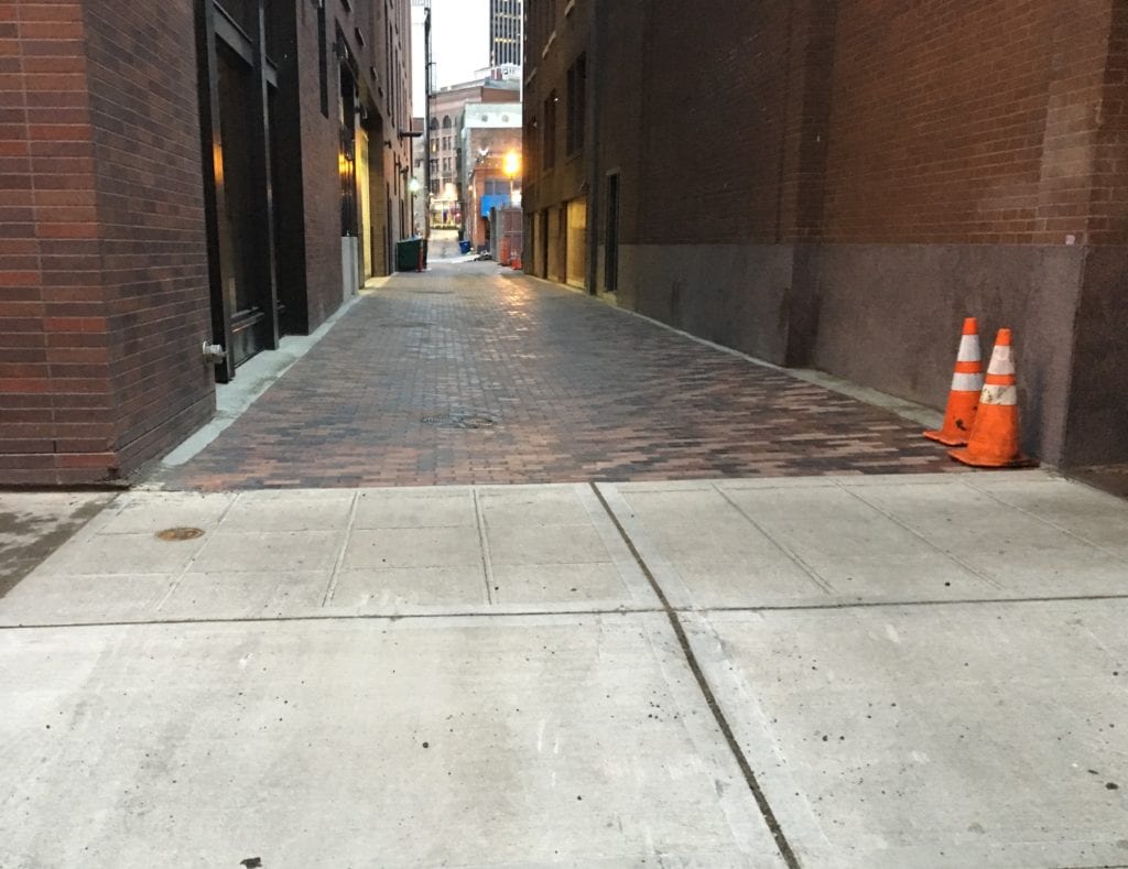 Restoration of Occidental Alley